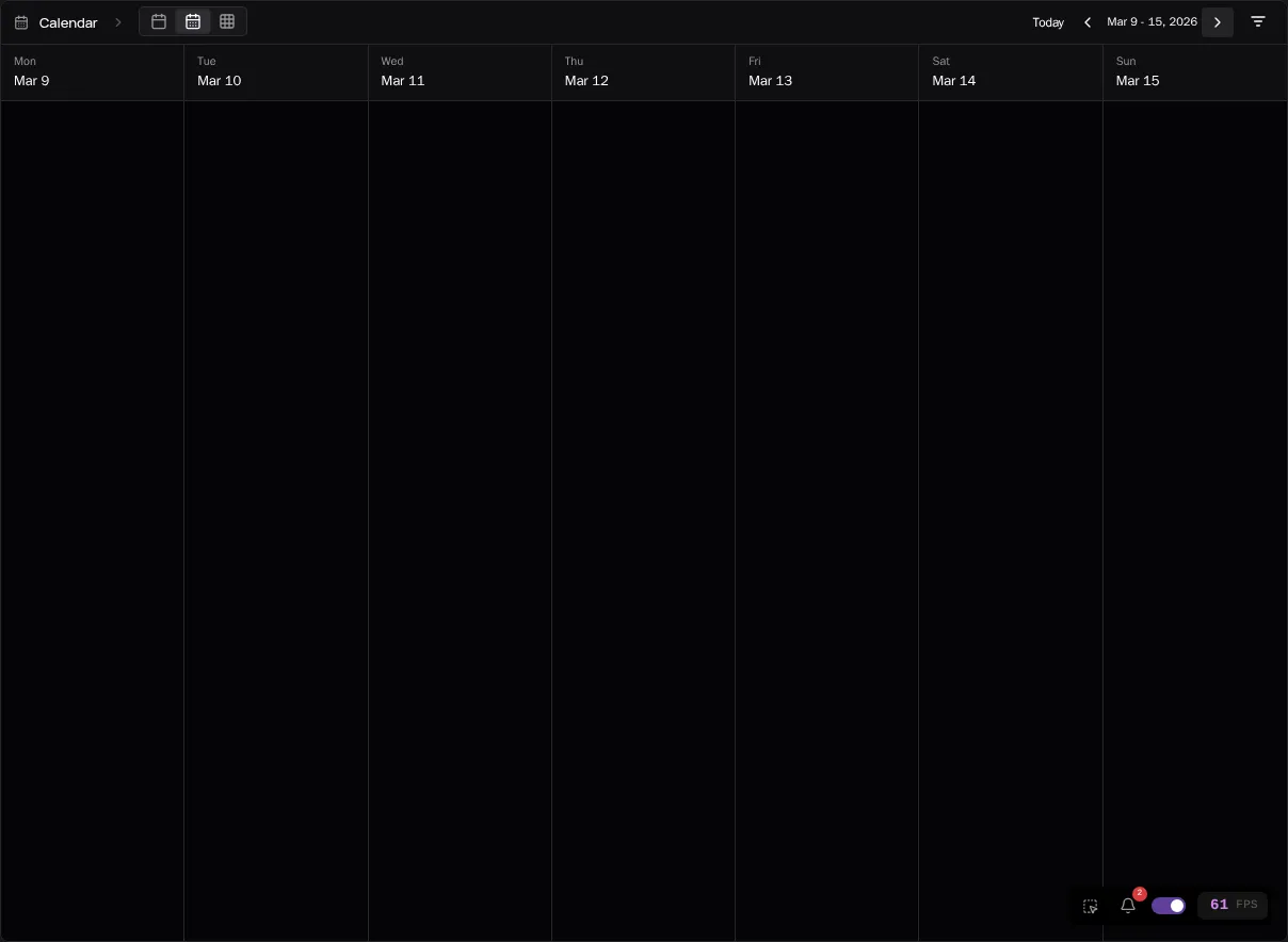 Adkumo Ad Campaign Calendar Interface