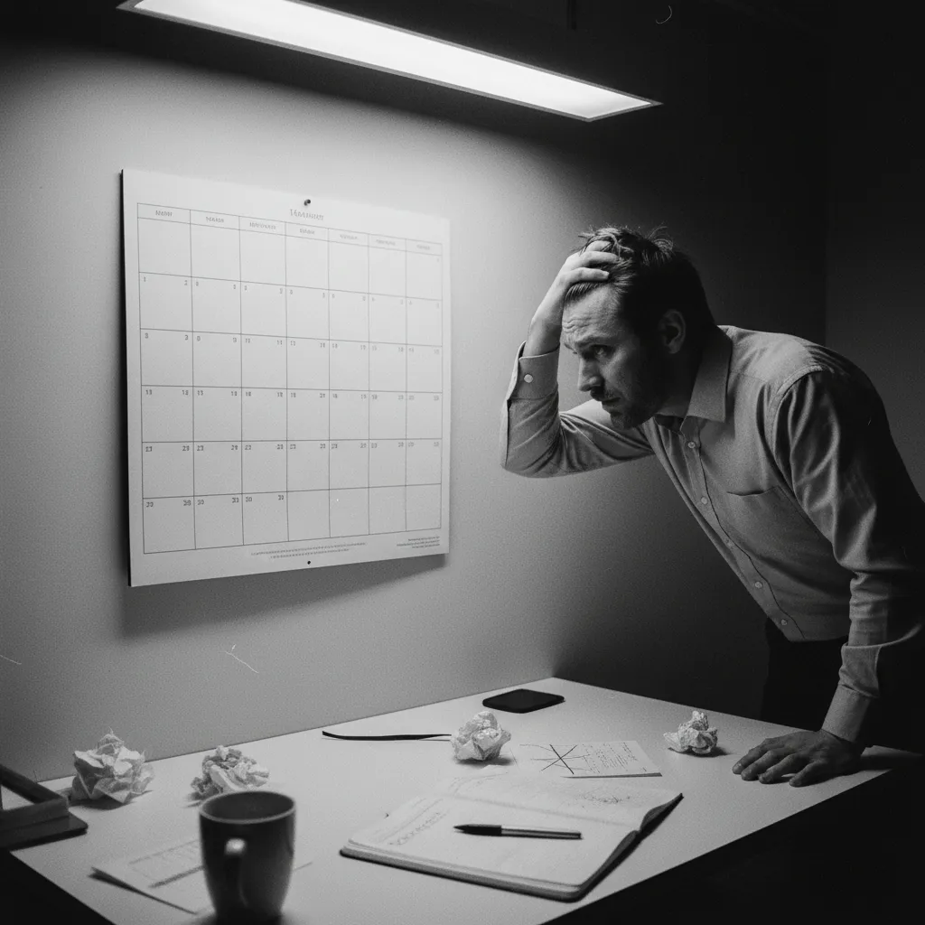 Empty ad campaign planner showing missed opportunities